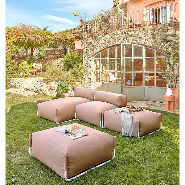 Пуф-шезлонг La Forma SQUARE S803_40_RS34 Теракотовий-1