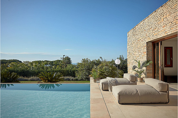 Пуф-шезлонг La Forma SQUARE S803_41_RS06 Коричневый-1