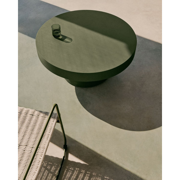 Журнальний столик La Forma AIGUABLAVA T00049PR19 Зелений Ø 90 см-2