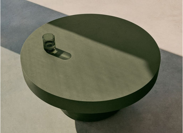Журнальний столик La Forma AIGUABLAVA T00049PR19 Зелений Ø 90 см-1