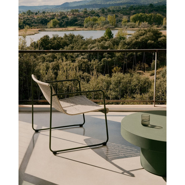 Журнальний столик La Forma AIGUABLAVA T00049PR19 Зелений Ø 90 см-3