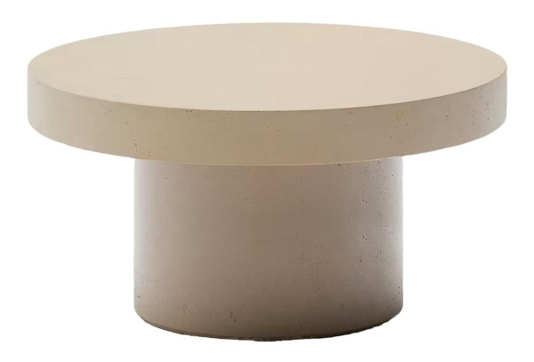 Журнальний столик La Forma AIGUABLAVA T00049PR39 Бежевий Ø 90 см-0