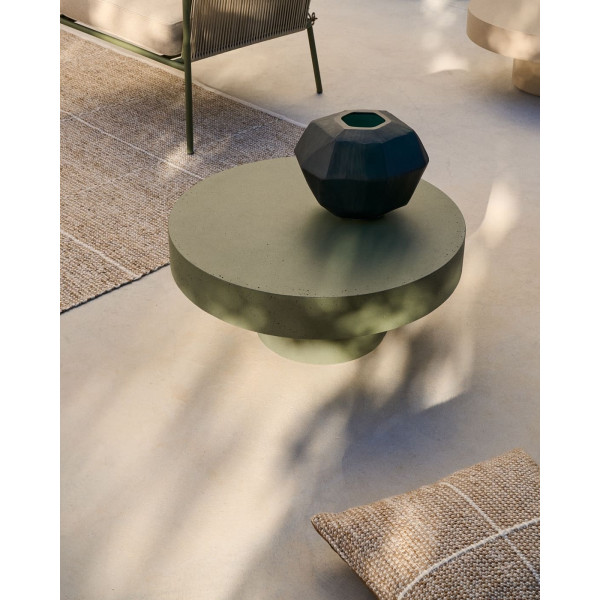 Журнальный столик La Forma AIGUABLAVA T00050PR19 Зеленый Ø 66 см-2