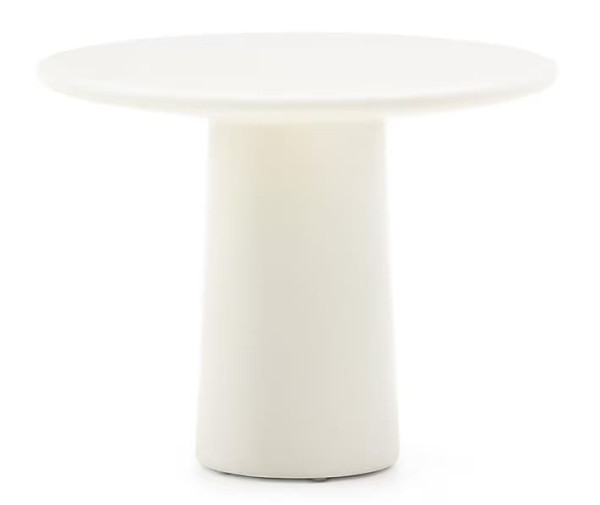 Кавовий столик La Forma Albanella O00034CE05 Білий Ø 65 см-0