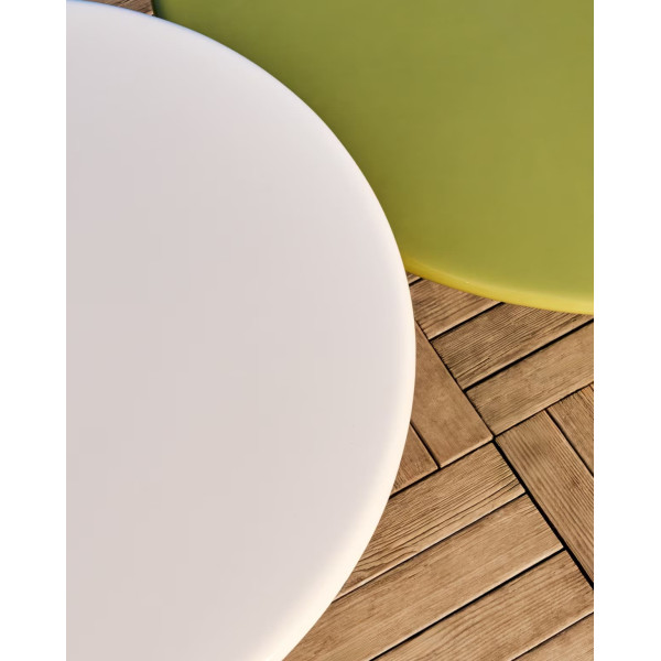 Кавовий столик La Forma Albanella O00034CE05 Білий Ø 65 см-4