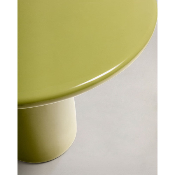 Кавовий столик La Forma Albanella O00034CE19 Зелений Ø 65 см-9