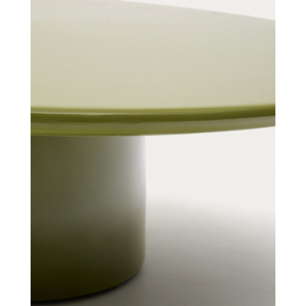 Кавовий столик La Forma Albanella O00035CE19 Зелений Ø 85 см-6