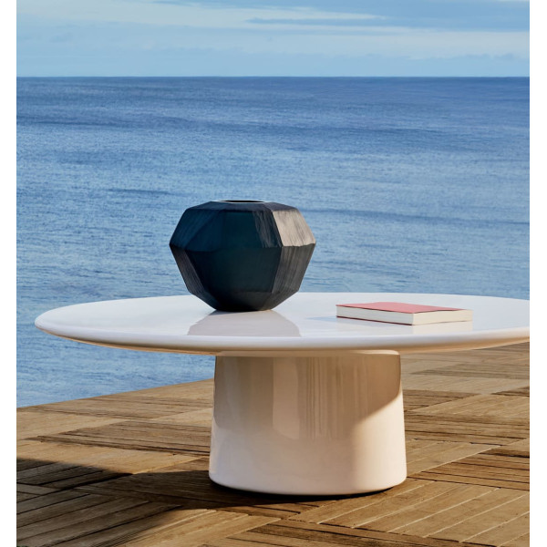 Кофейный столик La Forma Albanella O00036CE05 Белый Ø 110 см-0