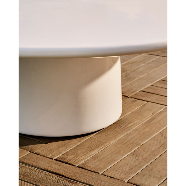 Кофейный столик La Forma Albanella O00036CE05 Белый Ø 110 см-5