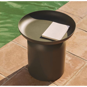 Кавовий столик La Forma Arcola O00475RR06 Зелений Ø 45 см