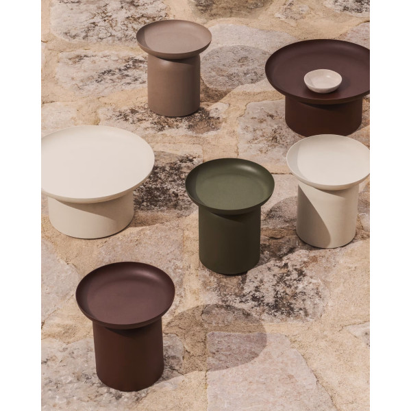 Кофейный столик La Forma Arcola O00475RR06 Зеленый Ø 45 см-6