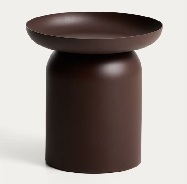 Кавовий столик La Forma Arcola O00475RR10 Коричневий Ø 45 см-2