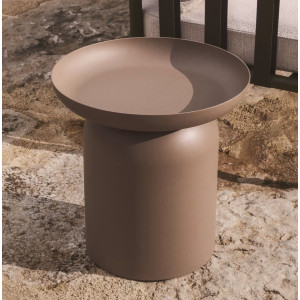 Кавовий столик La Forma Arcola O00475RR12 Бежевий Ø 45 см