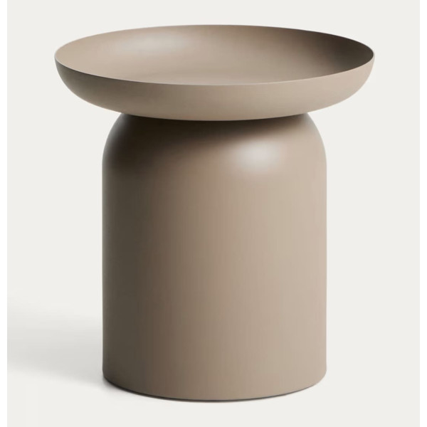 Кофейный столик La Forma Arcola O00475RR12 Бежевый Ø 45 см-1