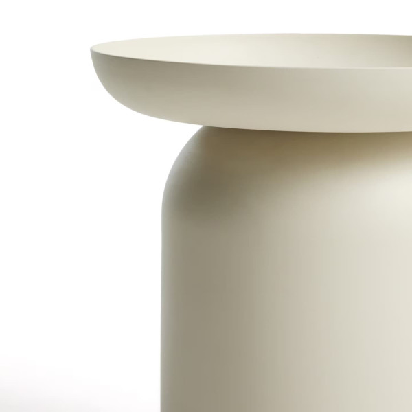 Кофейный столик La Forma Arcola O00475RR39 Экрю Ø 45 см-1