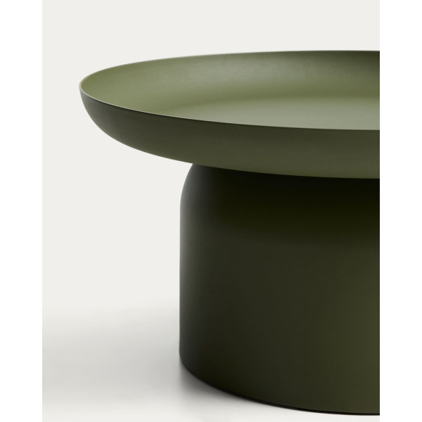 Кофейный столик La Forma Arcola O00681RR06 Зеленый Ø 70 см-4