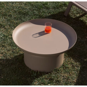 Кавовий столик La Forma Arcola O00681RR12 Бежевий Ø 70 см