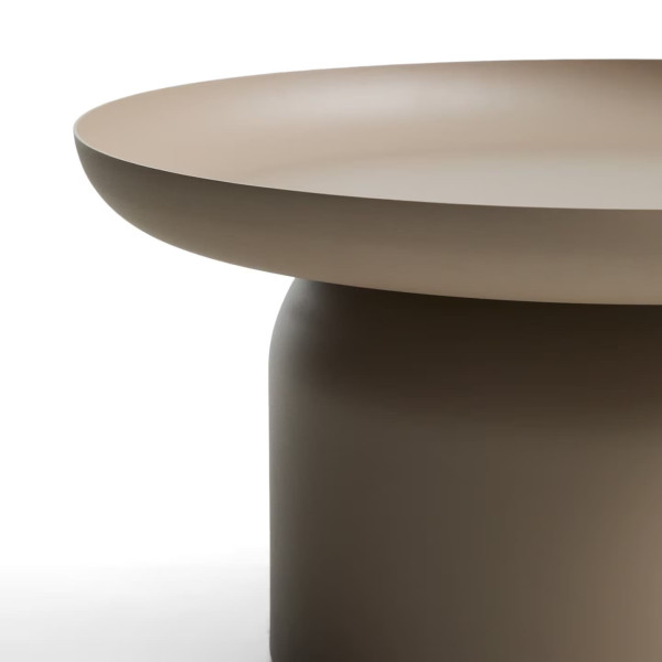 Кофейный столик La Forma Arcola O00681RR12 Бежевый Ø 70 см-4