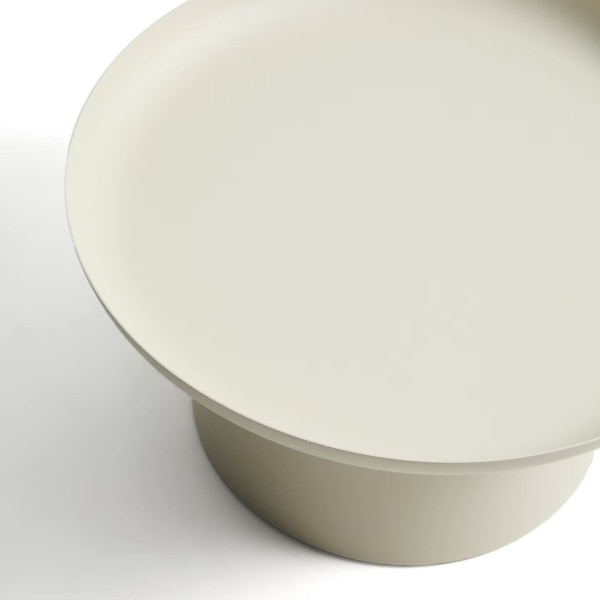 Кофейный столик La Forma Arcola O00681RR39 Экрю Ø 70 см-6