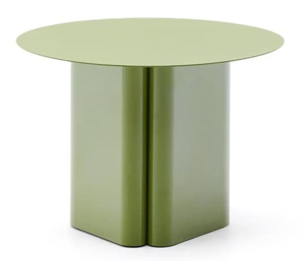 Журнальний столик La Forma Arvin T00077RR06 Зеленый Ø 55 см-7