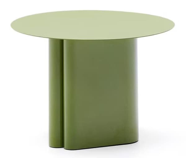 Журнальний столик La Forma Arvin T00077RR06 Зеленый Ø 55 см-6