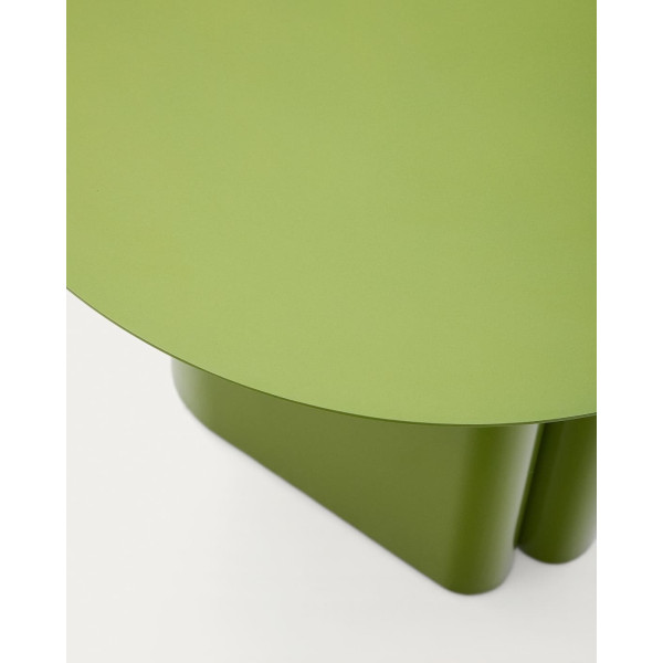 Журнальний столик La Forma Arvin T00077RR06 Зеленый Ø 55 см-10