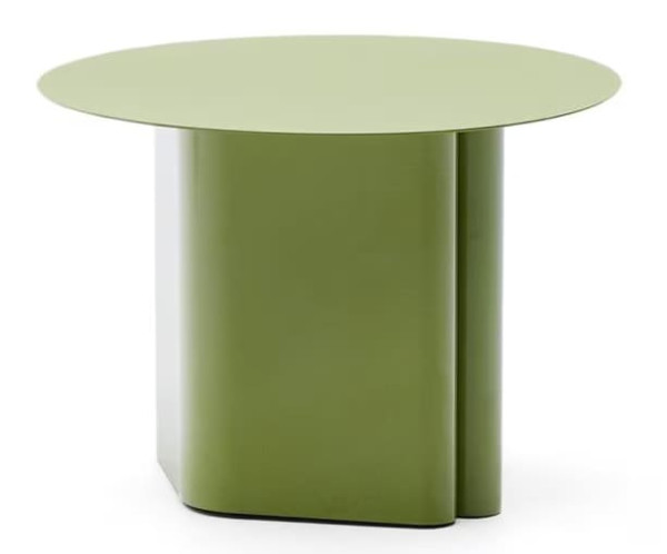 Журнальний столик La Forma Arvin T00077RR06 Зеленый Ø 55 см-5