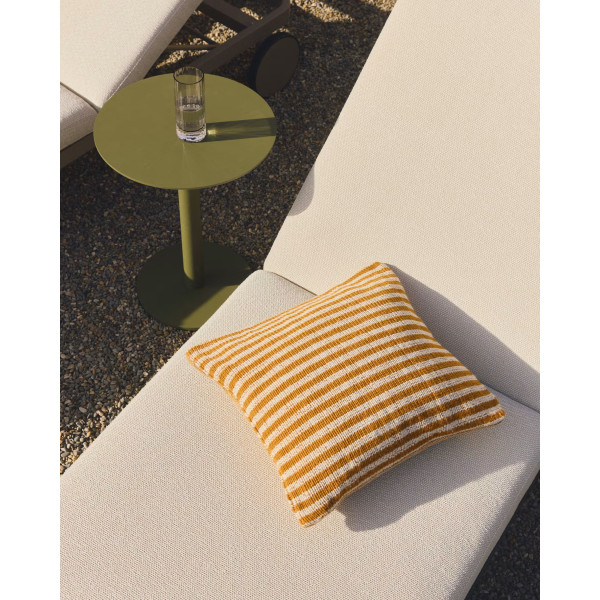 Журнальний столик La Forma Asinara O00694RR06 Зелений Ø 40 см-1