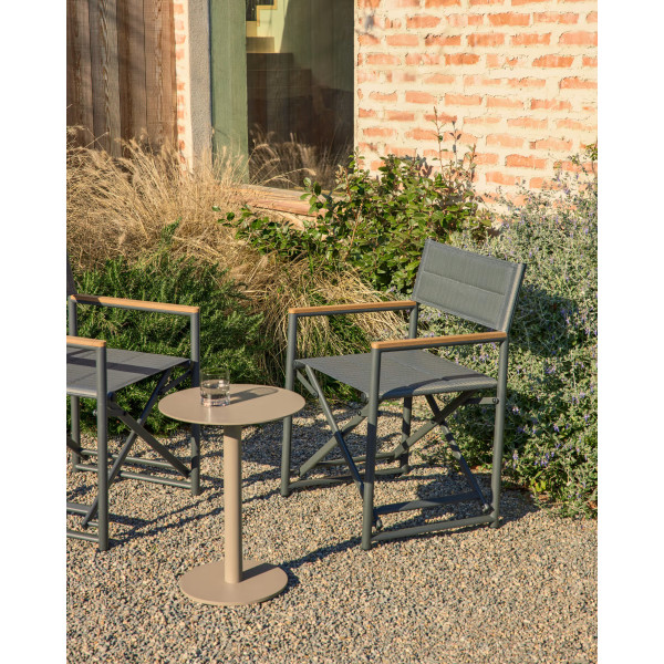 Журнальный столик La Forma Asinara O00694RR39 Бежевый Ø 40 см-1