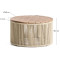 Кавовий столик La Forma DANDARA J0300092JJ05 Екрю Ø 60 см-5-thumb