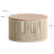 Кавовий столик La Forma DANDARA J0300093JJ05 Екрю Ø 70 см-6-thumb