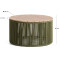 Кавовий столик La Forma DANDARA J0300093JJ19 Зелений Ø 70 см-10-thumb