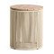 Кавовий столик La Forma DANDARA J0400039JJ05 Екрю Ø 40 см-5-thumb