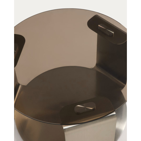 Журнальный столик La Forma Dolven T00486CR10 Ø 60 см-4