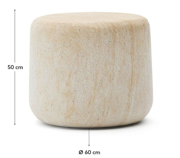 Приставной столик La Forma Drasi O00027CE39 Ø 60 см-11