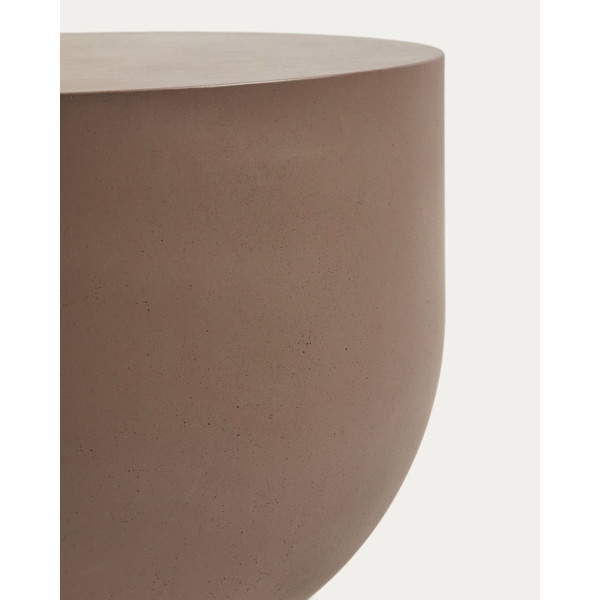 Уличный журнальный столик La Forma Garbet J0300018PR09 Коричневый Ø 60 см-5