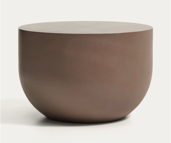 Уличный журнальный столик La Forma Garbet J0300018PR09 Коричневый Ø 60 см-4