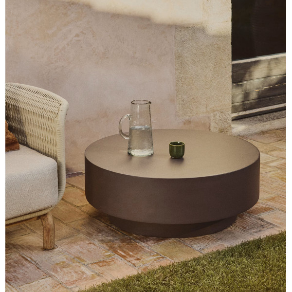 Журнальний столик La Forma GARBET J0300032PR09 Ø 80 см-0