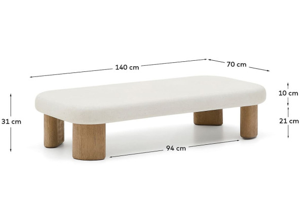 Журнальный столик La Forma Labra O00174PR05 Белый-12