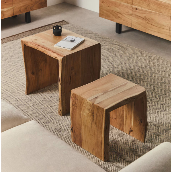 Набір з 2-х кавових столів La Forma Lomiri T00140MA11-0