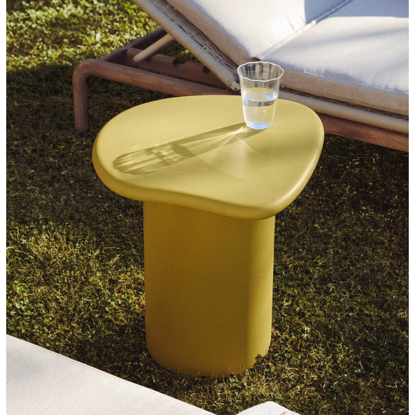 Кавовий столик La Forma MACARELLA J0300048PR31 Жовтий-0