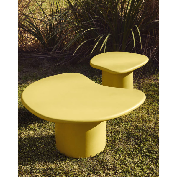 Кавовий столик La Forma MACARELLA J0300048PR31 Жовтий-3