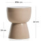 Журнальний столик La Forma MESQUIDA J2200023KK12 Екрю Ø 36 см-7-thumb