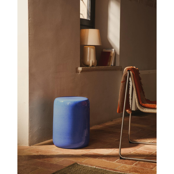 Журнальный столик La Forma MESQUIDA O00459KK26 Синий Ø 35 см-1