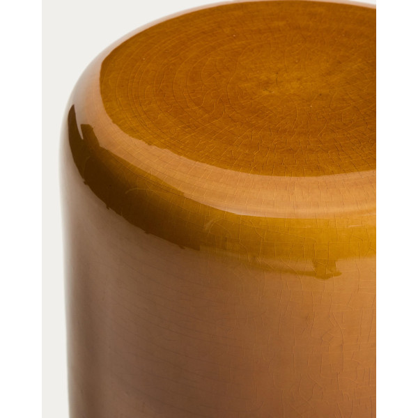 Журнальный столик La Forma MESQUIDA O00459KK29 Горчичный Ø 35 см-5