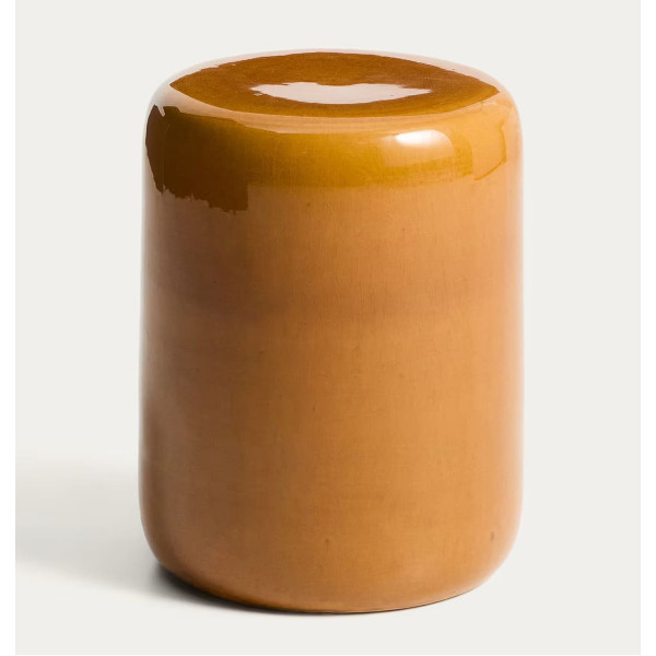 Журнальный столик La Forma MESQUIDA O00459KK29 Горчичный Ø 35 см-4