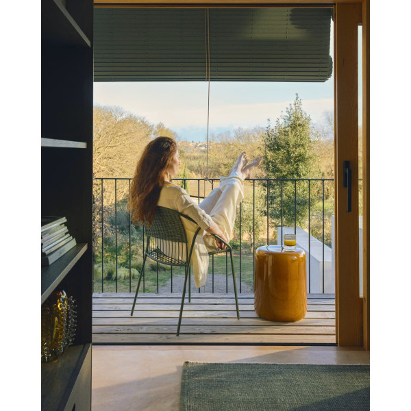 Журнальный столик La Forma MESQUIDA O00459KK29 Горчичный Ø 35 см-2