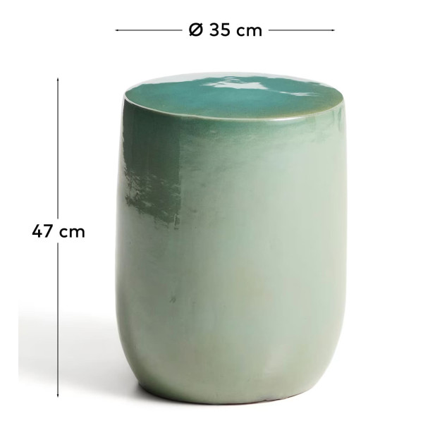 Журнальный столик La Forma MESQUIDA O00460KK06 Бирюзовый Ø 35 см-5