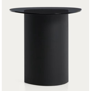 Журнальный столик La Forma Olir T00229CR01 Черний 48х47 см