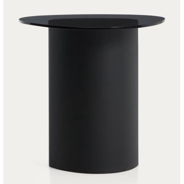 Журнальный столик La Forma Olir T00229CR01 Черний 48х47 см-0